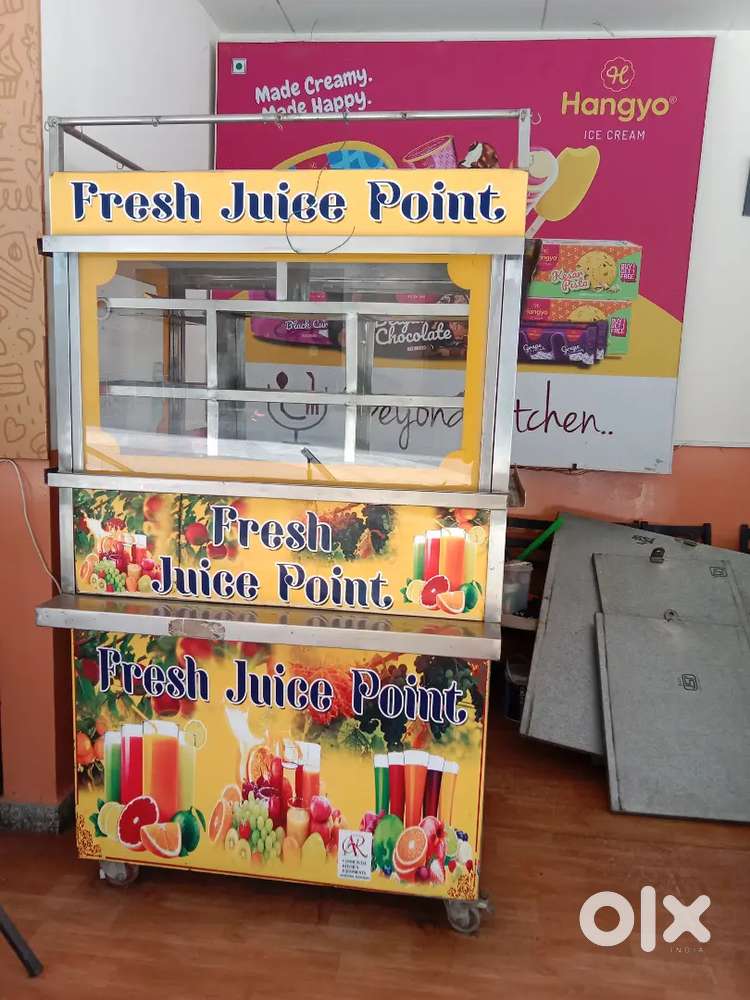 Juice counter for sale with mixer