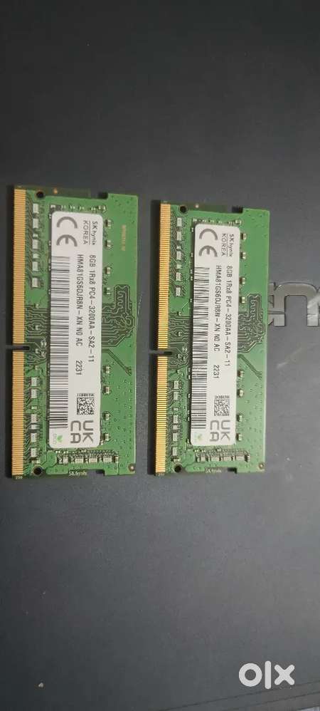 Laptop RAM DDR4 8GB (2 Quantity)