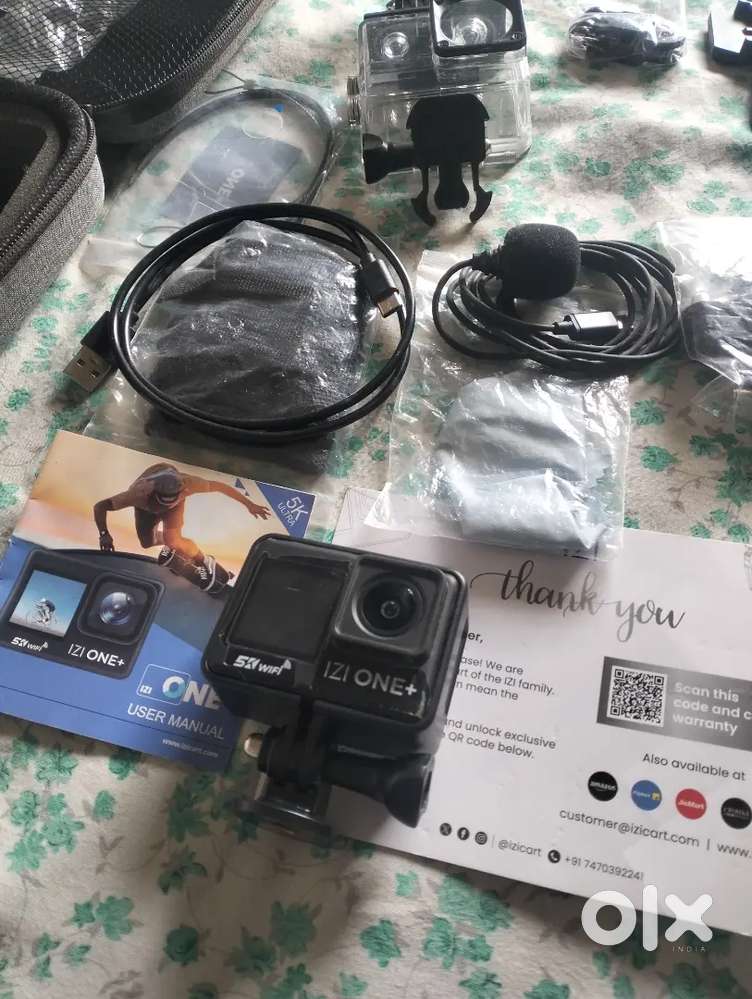 IZI ONE 5K Action camera for Motoblog &  Blog .
