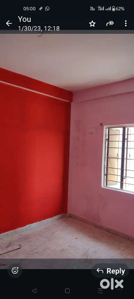 4 bedrooms, 2 bathrooms, kitchen, Pooja Room with Car Parking