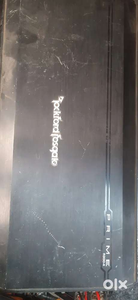 Rockford Sub woofer andRockford prime. 4 channel amplifier imported