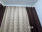 Blackout curtain and normal curtains