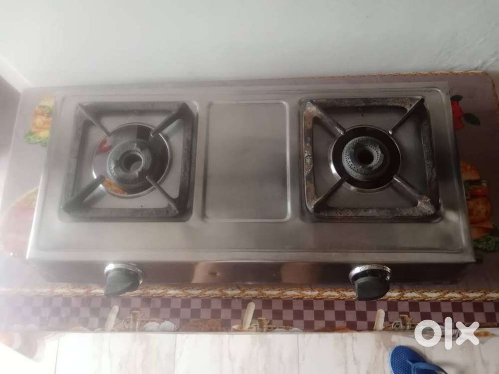 2 Stove gas burner. Stainless steel.Very good condition l.