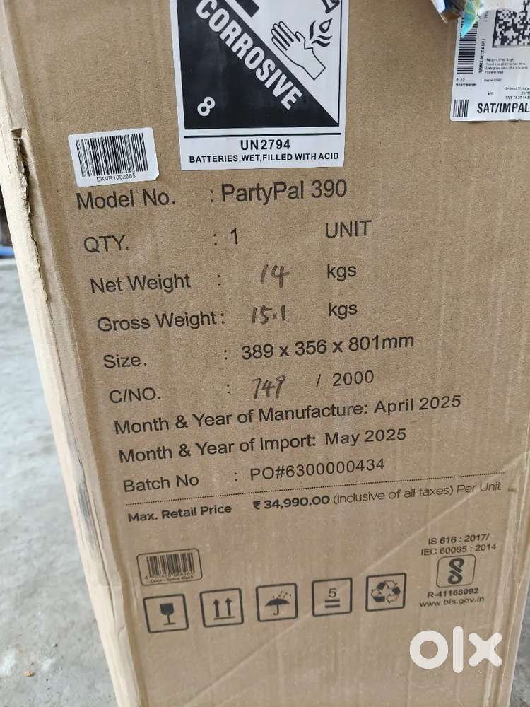 Boat partypal 390  yonjari 160w with Microphone and charger