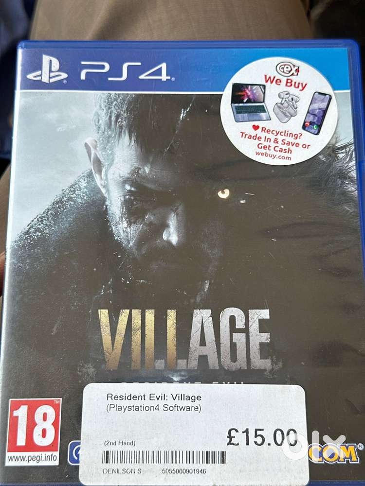 Resident evil village uk variant ps 4 nd ps4 pro