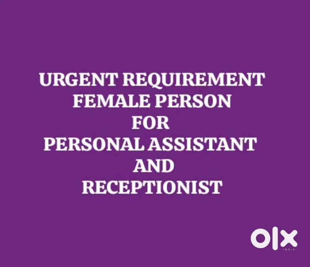 Female Receptionist / Personal Assistant Required – Smart