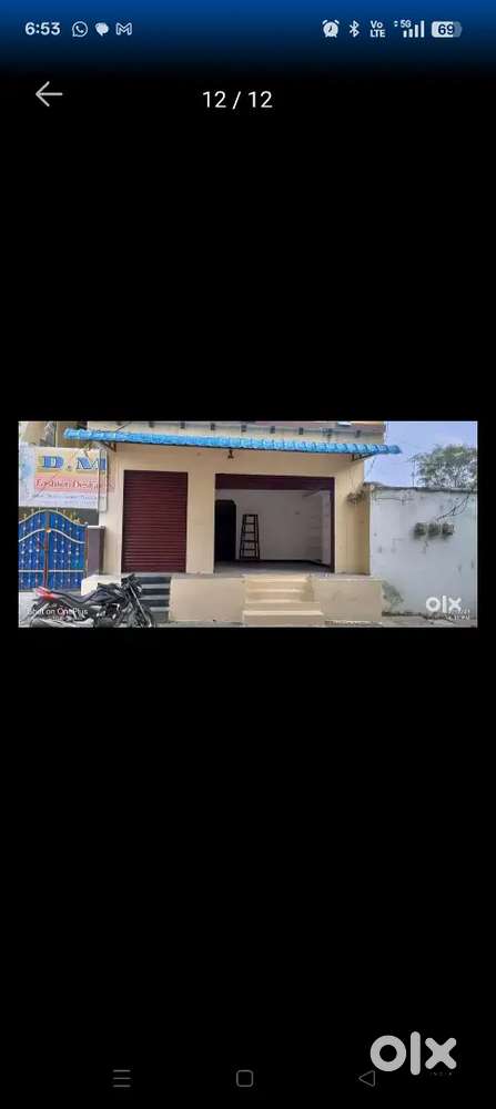 Commercial shetter with single bed room flat