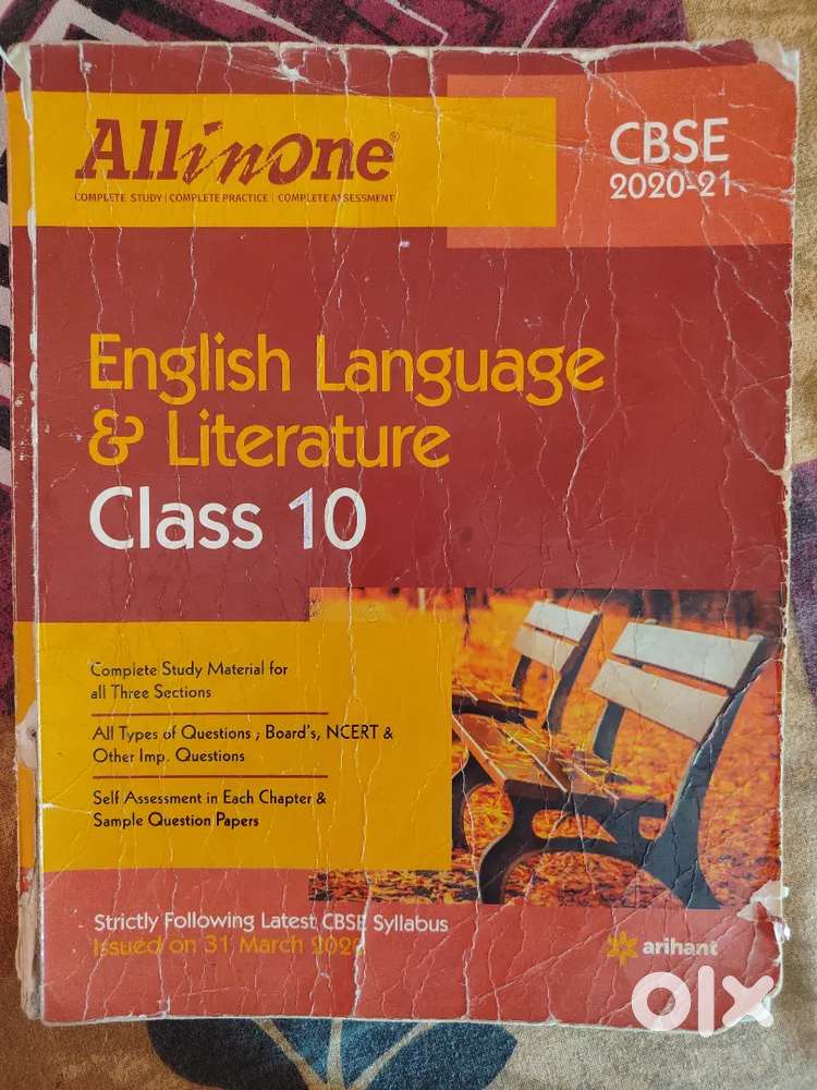 Arihant All in one English language And literature Book Class 10