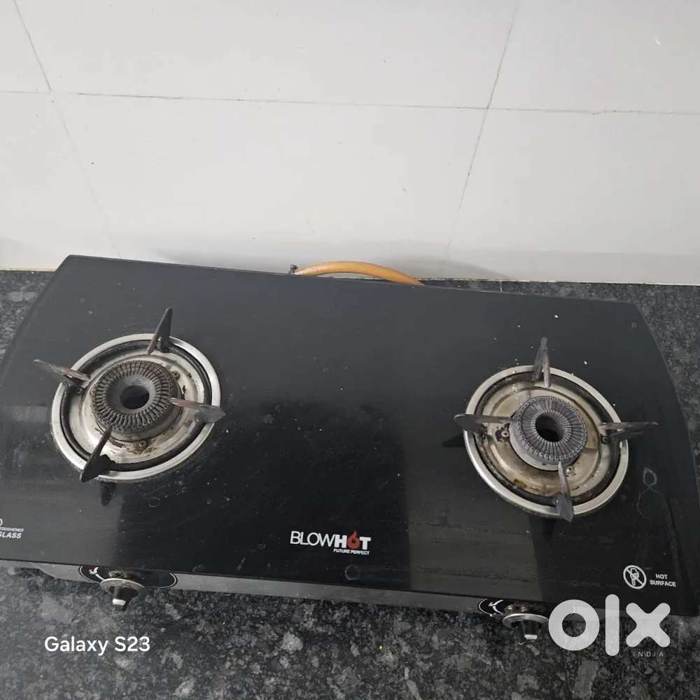 BLOWHOT Premium Design 2 Burner Manual Cooktop, Black (Sapphire)