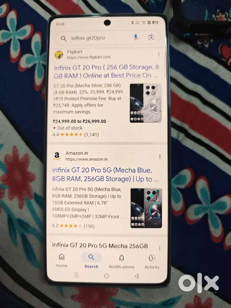 Infinix GT 20 Pro 5G – 8GB RAM, 256GB Storage – Under Warranty