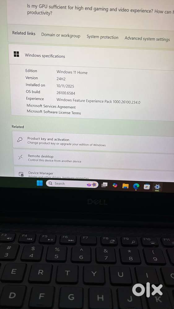 Dell xps 15 corei7 touch 1tb-16gb RAM, 4gb grpaic card