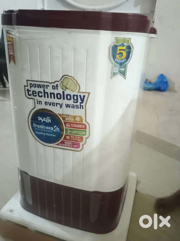 New washing machine in new condition not even one time used