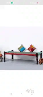 Wooden charpai cot bed restaurant furniture hotel furniture dabba furn