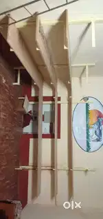 Super market rack type playwood rack