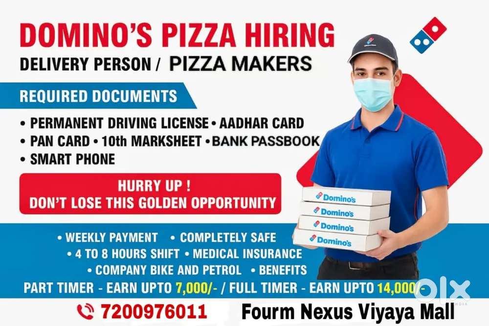 Dominos Pizza delivery