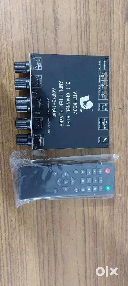 2.1 amplifier 60*2+sub 150