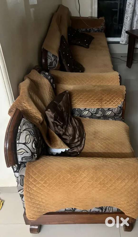 maharaja style original teak wood sofa