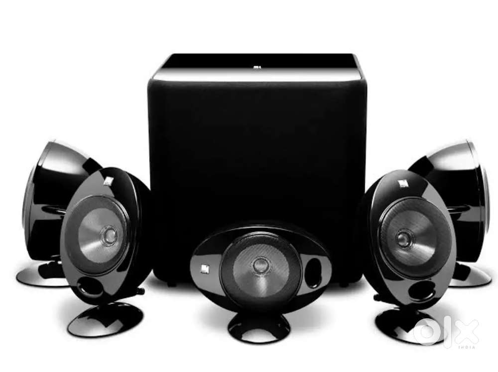 KEF 5.1 (Front , Center ,Rear , Sub) Home Theatre Satellite Set