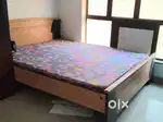 Urgent sale queen bed with matress & wardrobe from style spa