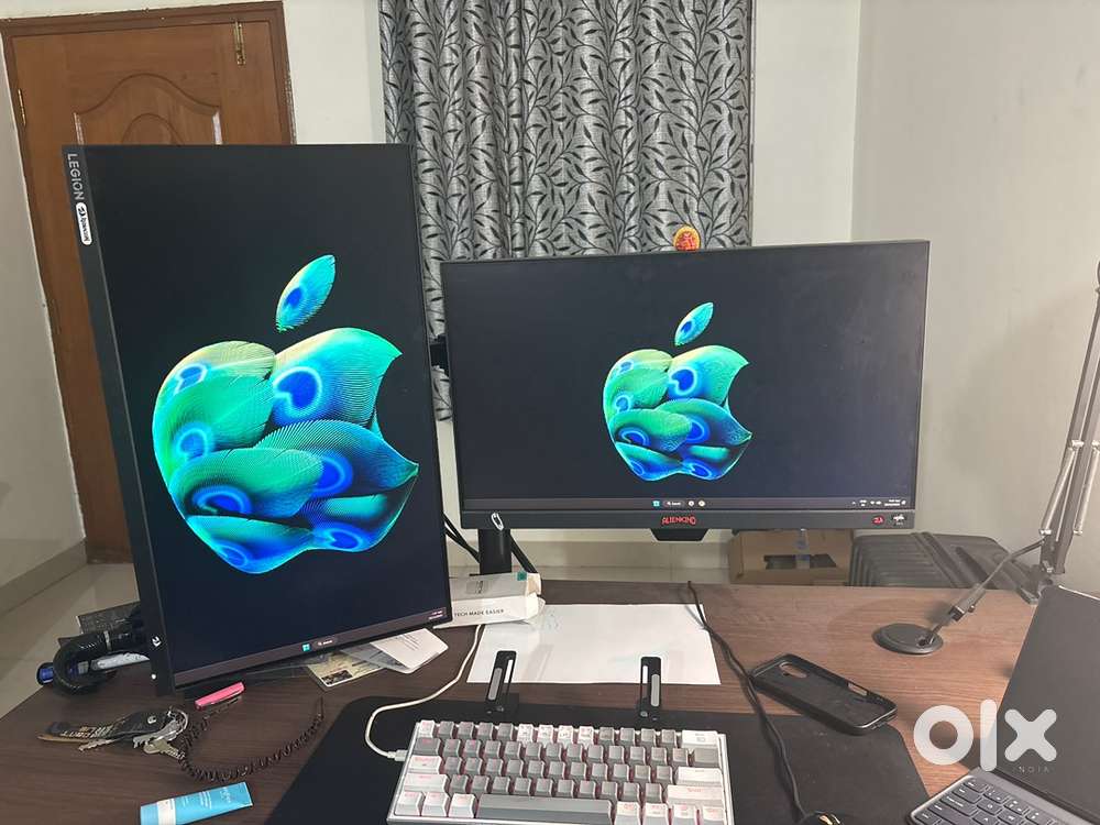 Nzxt CPU for Sell + 2 24inch Monitor + Amazon Basic Stand