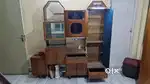 Teak wood mirror cabinet
