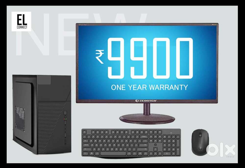 NEW CPU  MONITOR  COMPUTER SALES  WARRANTY 1 YEAR DESKKTOP PC