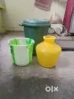 Plastic bucket, large thick plastic bucket, plastic pitcher, suitcase