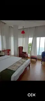 One room set for rent with furniture.