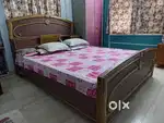 SOLID WOODEN QUEEN SIZE BED WITH BOX
