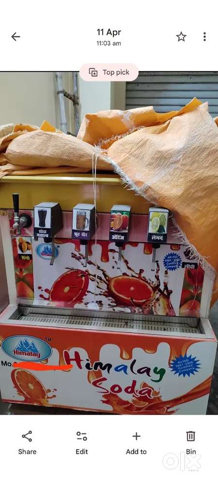 Himalaya soda coldrink machine 4+2