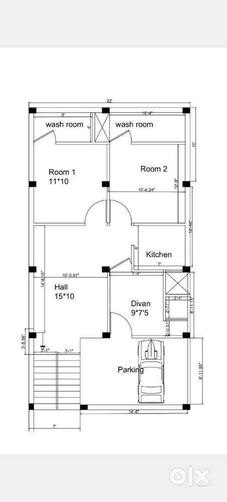 1bhk,2bkh,3bhk for lease