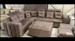 NEW SOFA L TYPE LOSE PILLOW MODEL MANUFACTURING AT ZAM ZAM FURNITURE