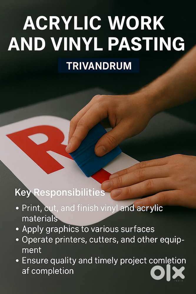 VINYL WORK & ACRYLIC PASTING