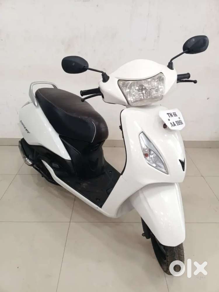 TVS JUPITER 2019 WHITE COLOUR