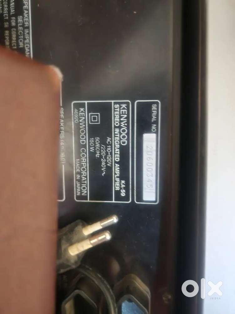 I want to sell kenwood and akai amplifier kenwood model is KA 59