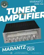 MARANTZ  MODEL 1550  TUNER AMPLIFIER  CODE 9 AV STUDIO