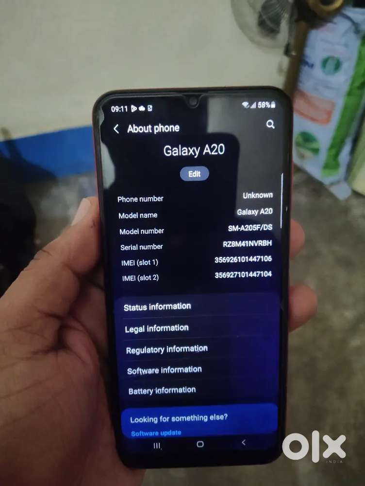 Galaxy A20 4GB Ram 64GB Memory