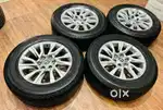 Fortuner sigma 4 alloys with bridgstone 265/60/18 tyres set of 4