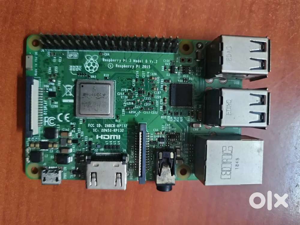 Rasberry Pi 3B with case and 16GB MicroSD Card.