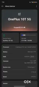 CLEAN CONDITION ONE PLUS10 T 128 GB