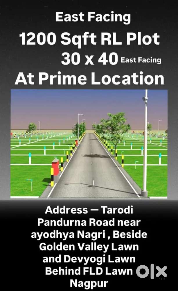 RL plot
1200 sqft 30 x 40
At prime location