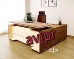 New Wooden L-Shaped Office Desk - Modern office table office counter