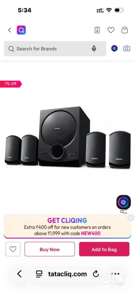 Sony SA D40 Home Theatre