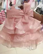 Attractive layer gown for 1 to 2 yrs baby girl