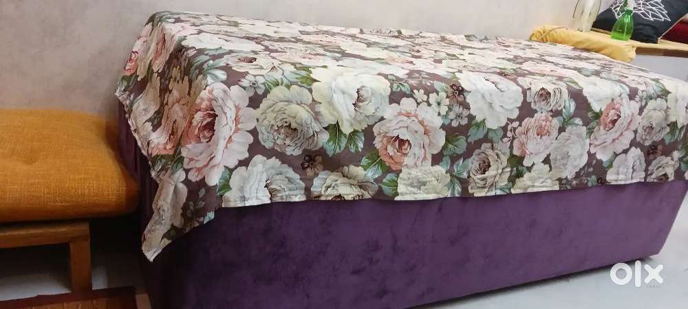 Single cum double bed with matress