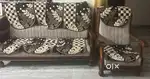 Wooden Sofa Set 3+1+1 Seater