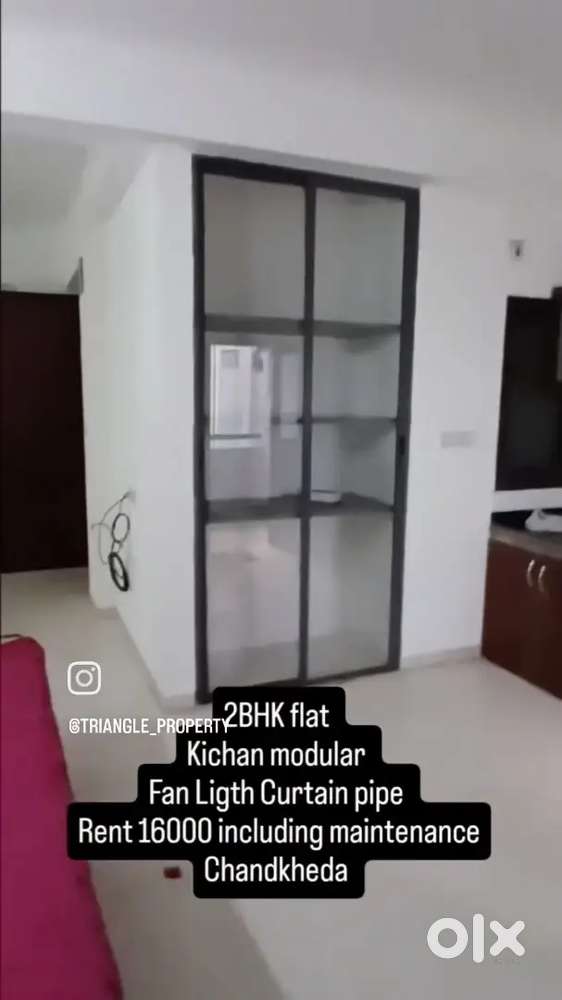 2BHK Rent 16000 including maintenance