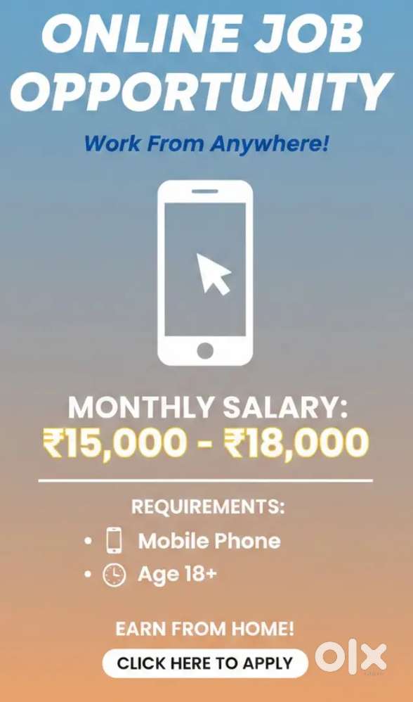 Work from home for 18+