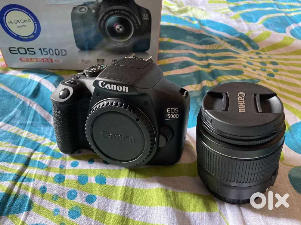 Canon EOS 1500D DSLR (Unused) + 18-55mm Lens  Like New