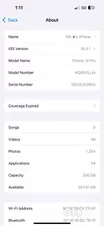 iPhone 14 Pro 256GB